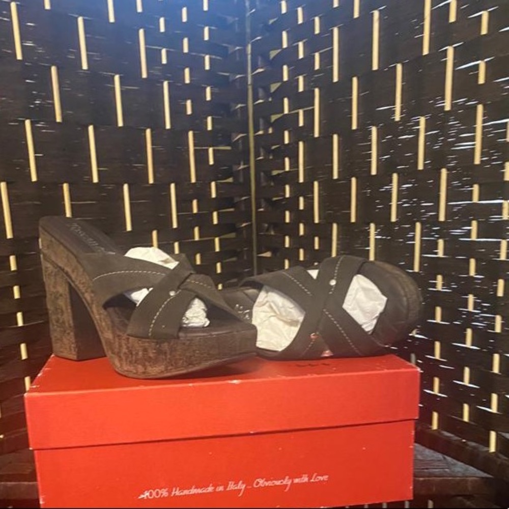 NEW BROWN ITALIAN LEATHER SHOES